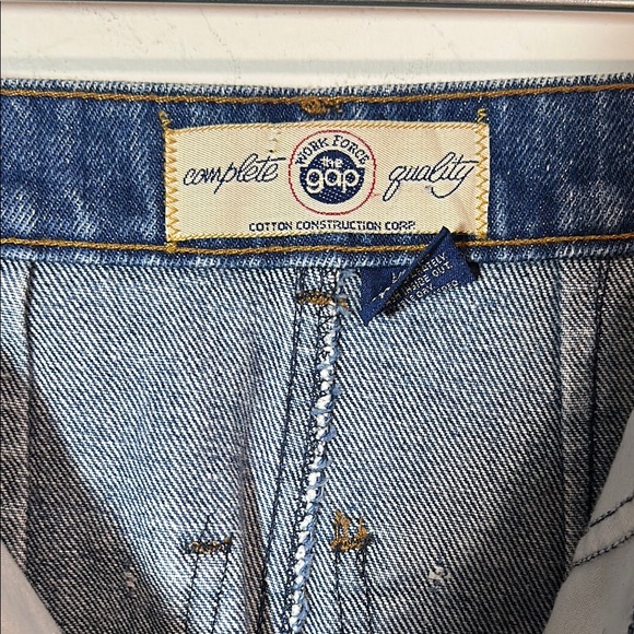 Vintage 90’s GAP Classic Blue Denim Pencil Skirt - Picture 2 of 7